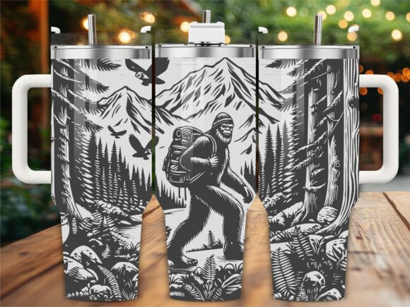 Bigfoot Hiking Tumbler Embroidery Review