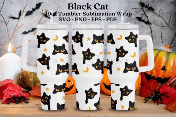 Black Hat Halloween 40oz Tumbler Wrap Review