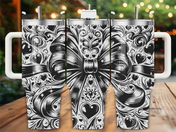 Bow Hearts Love Laser Engraving Tumbler Review