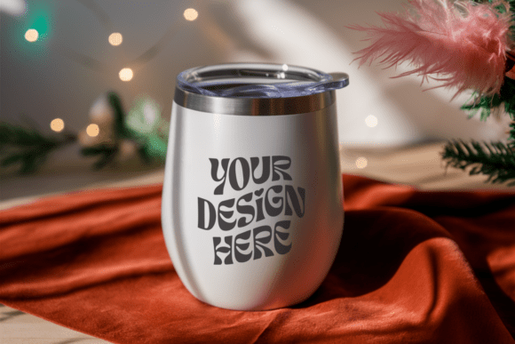 Christmas Wine Tumbler Mockup 25 Review