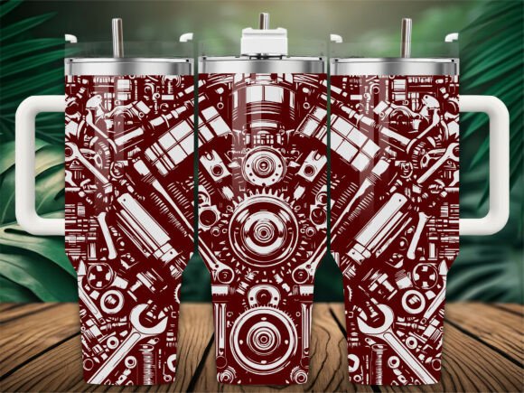 Engine Gear Embroidery Design Review