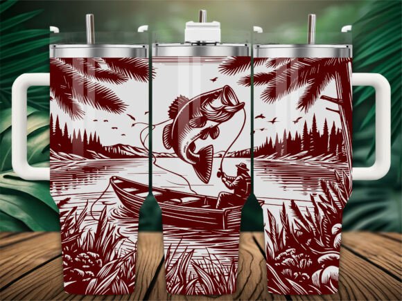 Fisherman Fishing Laser Tumbler Wrap Review
