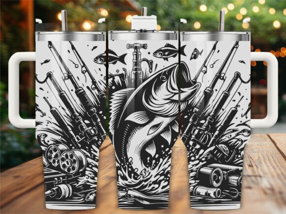 Fishing Rods Tumbler Embroidery Design Review