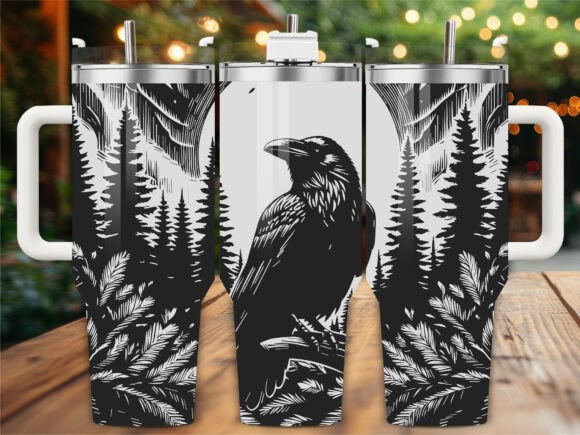 Forest Raven Laser Engraving Tumbler Review