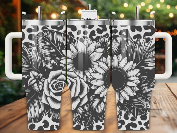 Leopard Sunflowe Laser Engraving Tumbler Review