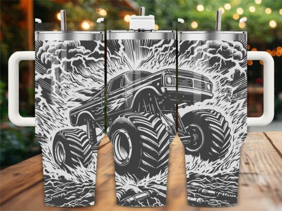 Monster Truck Tumbler Embroidery Design Review