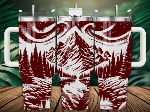 Mountain Lights Laser Engraving Tumbler Review