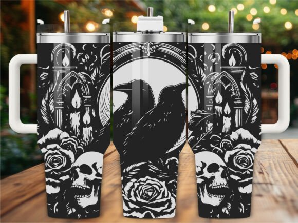 Ravens Full Moon Laser Engraving Tumbler Review