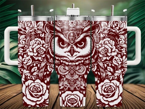 Roses Floral Owl Embroidery Design Review