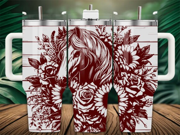 Sunflower Horse Tumbler Embroidery Review
