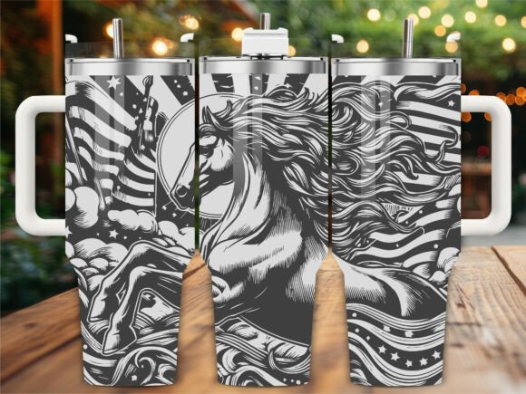 Sunset Horse Tumbler Embroidery Review