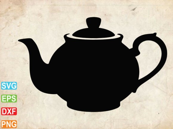 TEAPOT SVG for Embroidery Projects