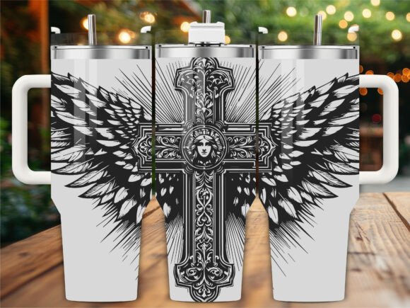 Wide Wings Cross Laser Engraving Tumbler Review